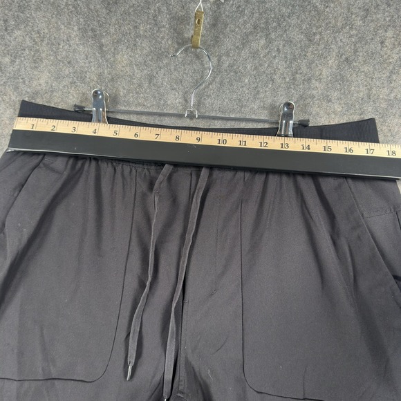 Lululemon Pants Mens 2XL Black Woven ABC Jogger Zip Pocket Ribbed Cuffs Athletic - Picture 3 of 13